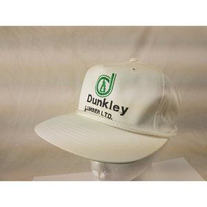 DUNKLEY LUMBER forestry Cap Trucker Hat Strapback Baseball Vintage retro 90s